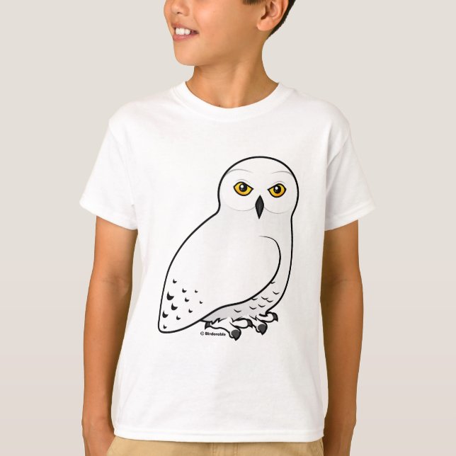 Birdorable Snowy Owl T-Shirt (Front)