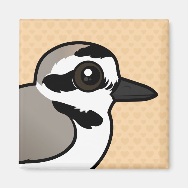 Birdorable Snowy Plover Magnet (Front)