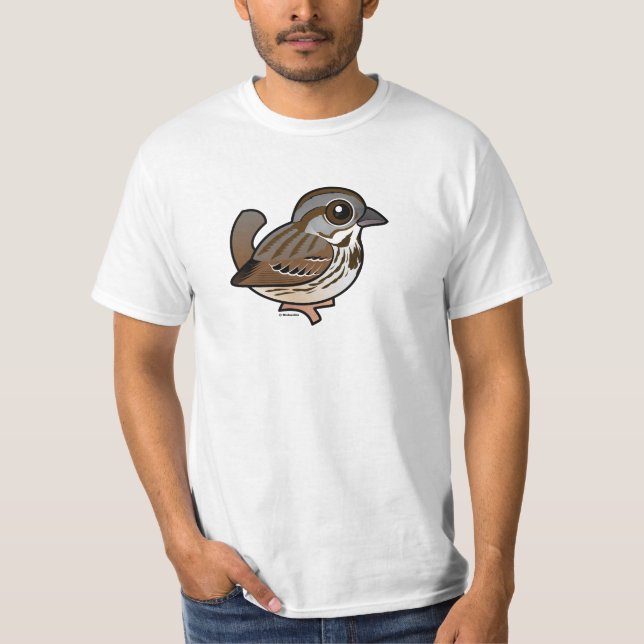 Birdorable Song Sparrow T-Shirt (Front)