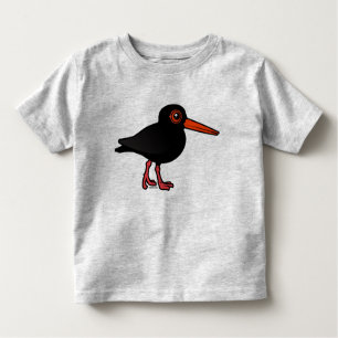 Birdorable Sooty Oystercatcher Toddler T-Shirt