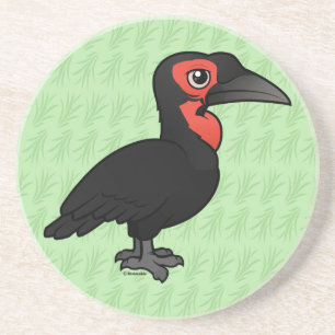 Birdorable Southern Ground Hornbill Coaster