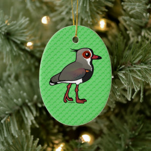 Birdorable Southern Lapwing Ceramic Ornament