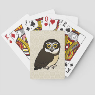 Birdorable Spectacled Owl Playing Cards