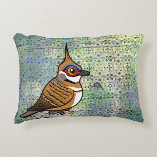 Birdorable Spinifex Pigeon Cartoon Bird Decorative Cushion