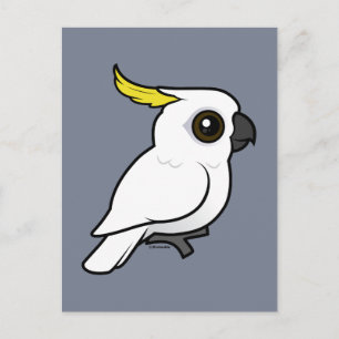 Birdorable Sulphur-crested Cockatoo Postcard