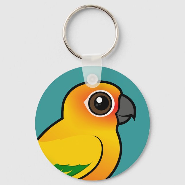 Birdorable Sun Parakeet Key Ring (Front)