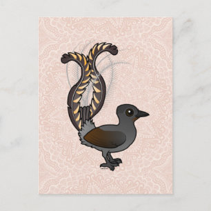 Birdorable Superb Lyrebird Postcard