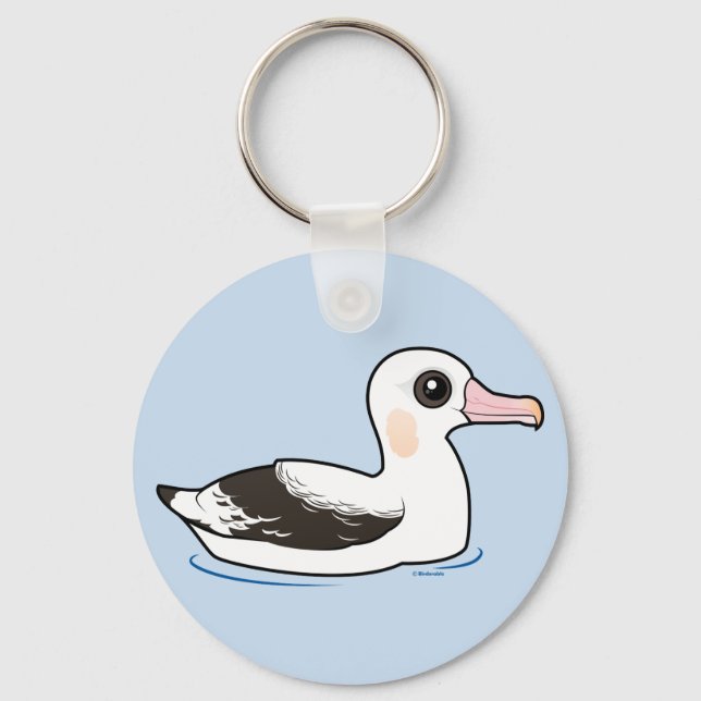 Birdorable Wandering Albatross Key Ring (Front)