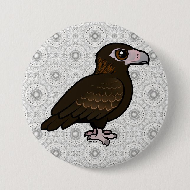 Birdorable Wedge-tailed Eagle 7.5 Cm Round Badge (Front)