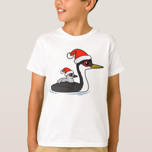 Birdorable Western Grebe Santa T-Shirt