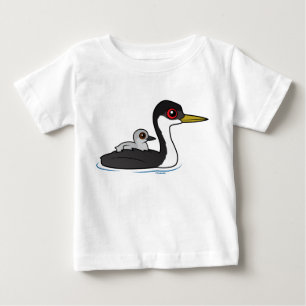Birdorable Western Grebe with baby T-Shirt