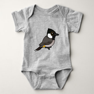Birdorable White-eared Bulbul Baby Bodysuit