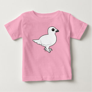 Birdorable Willow Ptarmigan, winter Baby T-Shirt