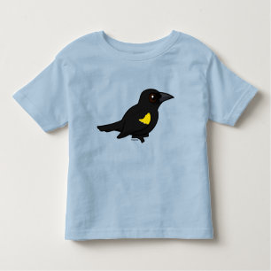 Birdorable Yellow-shouldered Blackbird Toddler T-Shirt