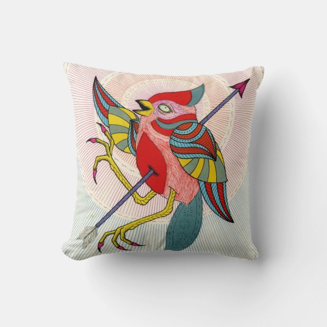 birds and arrows cushion (Front)