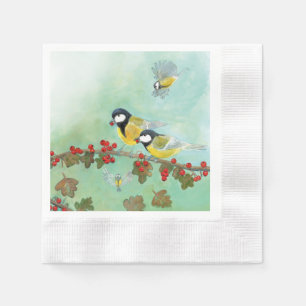 Birds and Berries Napkin