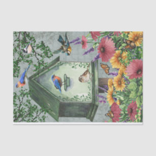 Birds and Bloom Tissue Paper