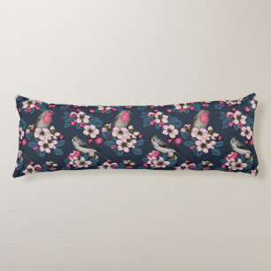 Birds and Blossoms Body Cushion