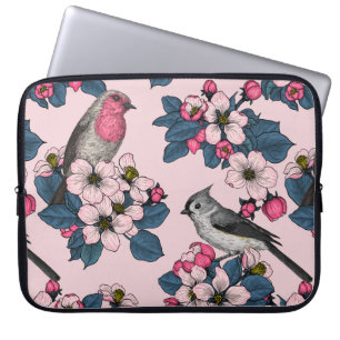 Birds and Blossoms Laptop Sleeve