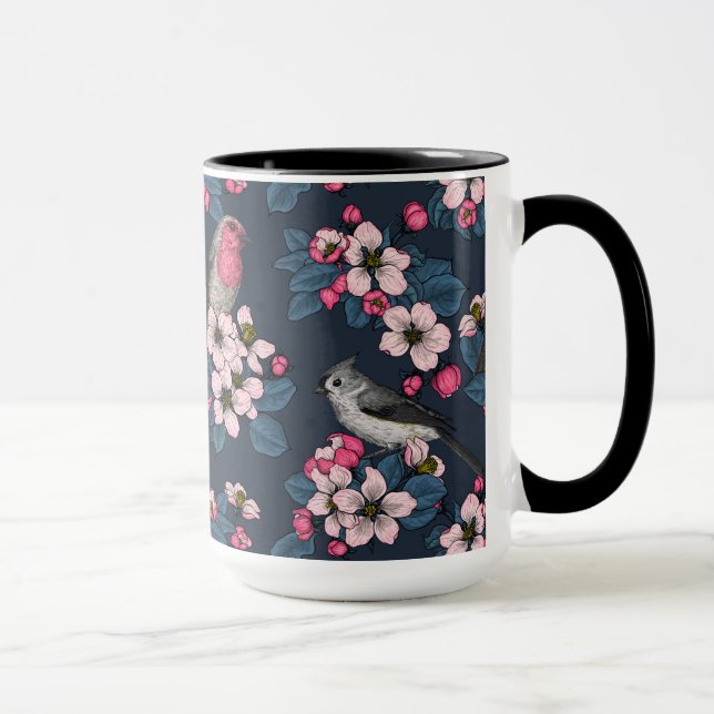 Birds and Blossoms Mug (Right)