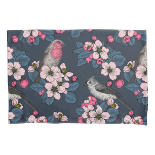 Birds and Blossoms  Pillowcase