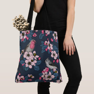 Birds and Blossoms Tote Bag