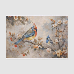 Birds and Branches Decoupage Tissue Paper