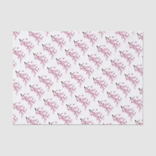 Birds and Cherry Blossoms Tissue Paper