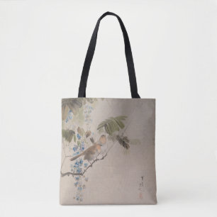 Birds and Flowers by Watanabe Seitei Tote Bag