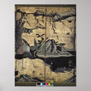 Birds and Flowers of the Four Seasons Poster