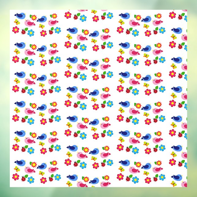 Birds and flowers spring time (Sheet 3)