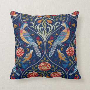Birds and Flowers, William Morris Cushion