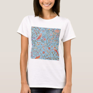 Birds and Flowers, William Morris T-Shirt