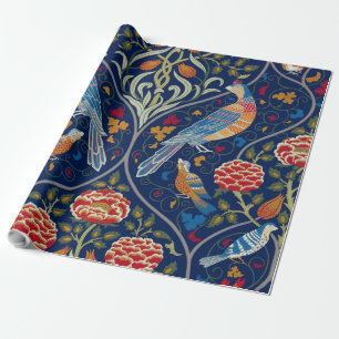 Birds and Flowers, William Morris Wrapping Paper