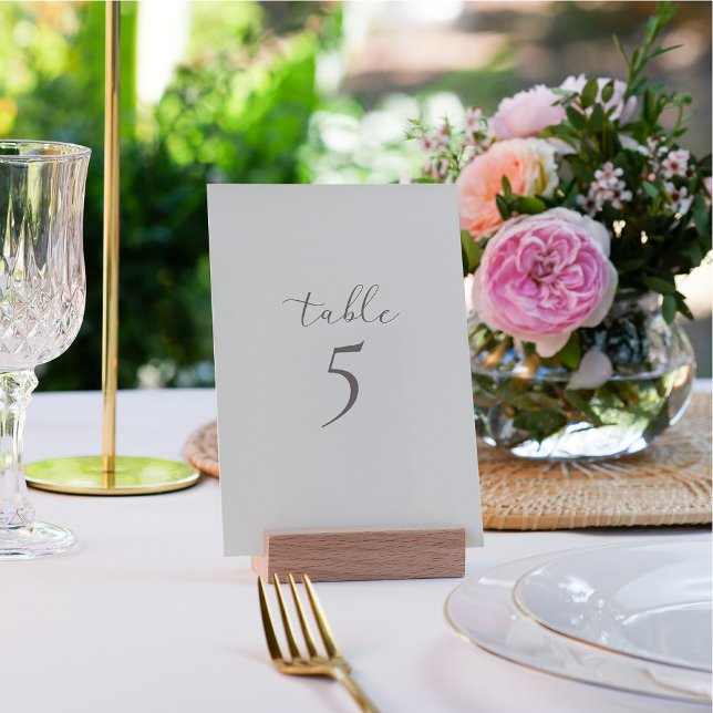 Birds and leaves, romantic beige table number card (Creator Uploaded)