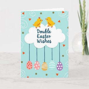 Birds And Pattern Spring Card