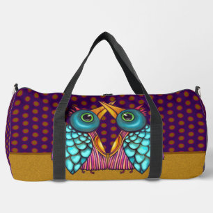 Birds and Polka dots Print Cut Sew Bag