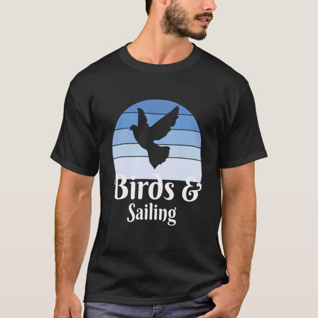 Birds And Sailing T-Shirt (Front)