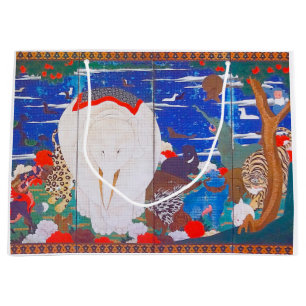 Birds, Animals, and Flowering Plants(Right)Jakuchu Large Gift Bag