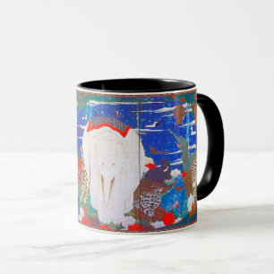 Birds, Animals, and Flowering Plants(Right)Jakuchu Mug