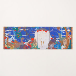 Birds, Animals, and Flowering Plants(Right)Jakuchu Yoga Mat