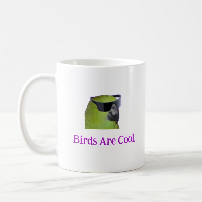 Birds are Cool mug (Left)