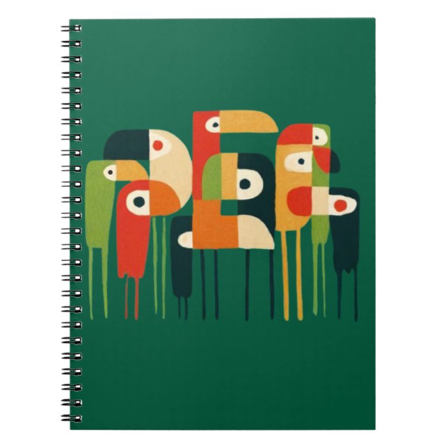 birds art notebook (Front)