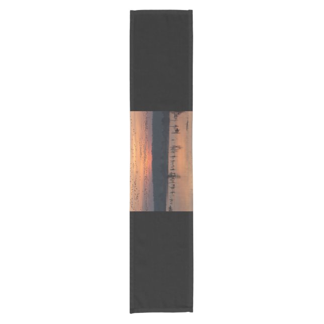 Birds at sunrise short table runner (Front)