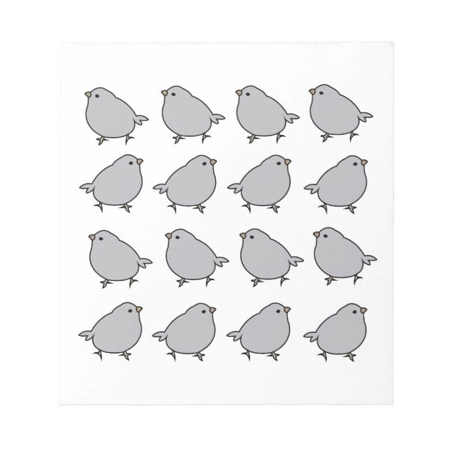 Birds Bird Notepad (Front)