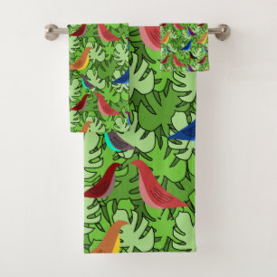 Birds, Birds, Birds Bath Towel Set