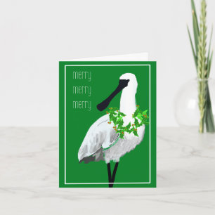 Birds - Black-faced Spoonbill Card