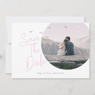 Birds & Breezy Save The Date Card