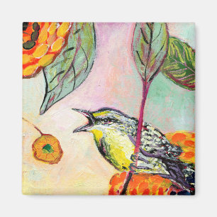 Birds & Butterflies No 2 Magnet