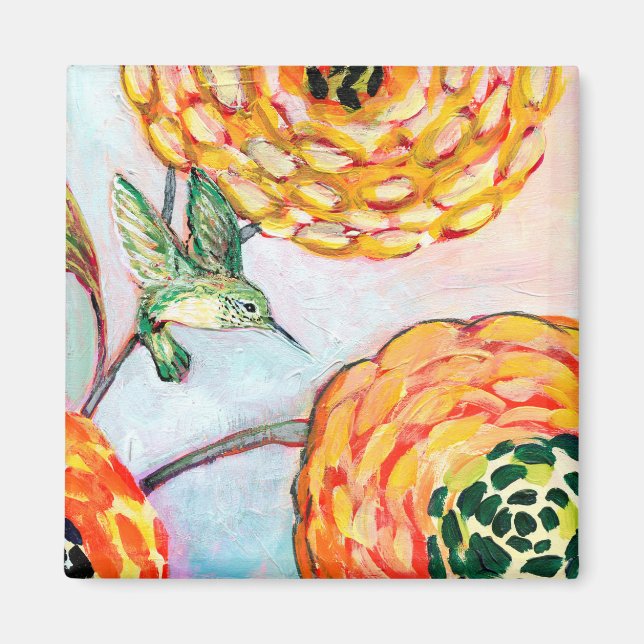 Birds & Butterflies No 3 Magnet (Front)